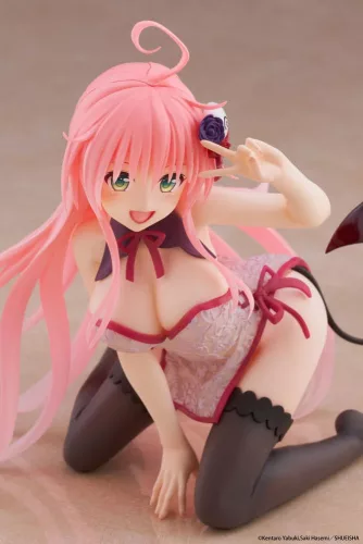 To Love-Ru Darkness PVC Szobor Desktop Cute Figura Lala Chinese Dress Ver. 13 cm
