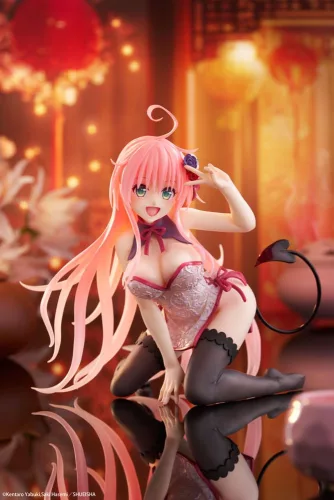 To Love-Ru Darkness PVC Szobor Desktop Cute Figura Lala Chinese Dress Ver. 13 cm