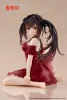 Date A Live V PVC Statue Desktop Cute Figura Kurumi Tokisaki Nightwear Ver. Renewal 13 cm