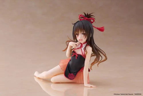 To Love-Ru Darkness PVC Statue Desktop Cute Figure Mikan Yuki Chinese Dress Ver. 13 cm