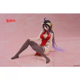   Overlord PVC Szobor Desktop Cute Figure Albedo Chinese Dress Ver. Renewal 13 cm
