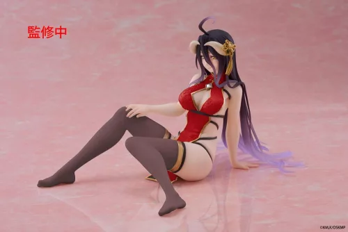 Overlord PVC Szobor Desktop Cute Figure Albedo Chinese Dress Ver. Renewal 13 cm