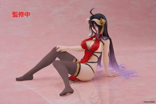 Overlord PVC Szobor Desktop Cute Figure Albedo Chinese Dress Ver. Renewal 13 cm