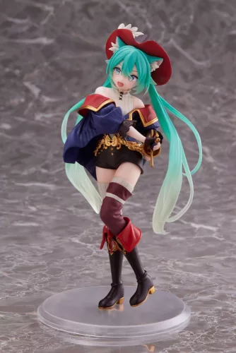 Hatsune Miku PVC Statue Hatsune Miku Wonderland Puss in Boots 18 cm