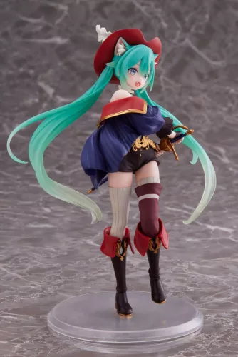 Hatsune Miku PVC Statue Hatsune Miku Wonderland Puss in Boots 18 cm