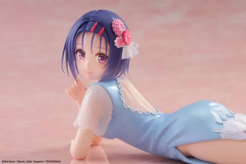 To Love-Ru Darkness PVC Statue Desktop Cute Figure Haruna Sairenji (China Dress Ver.) 13 cm