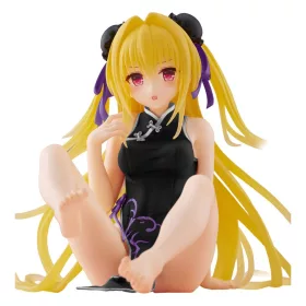   To Love-Ru Darkness PVC Statue Desktop Cute Figure Golden Darkness  (China Dress Ver.) Renewal 13 cm