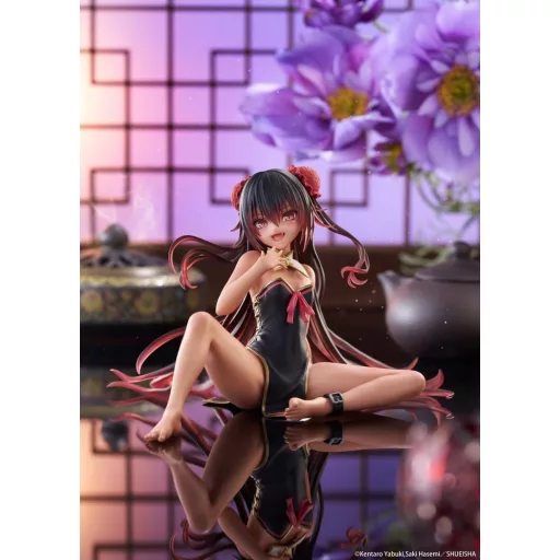 To Love-Ru Darkness Desktop Cute PVC Figure Nemesis (Chinese Dress Ver.) 13 cm