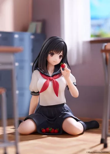 Strawberry 100% Desktop Cute PVC Figure Aya Tojo (School uniform Ver.) 13 cm