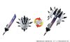 Transformers Team-Up Series Figura Monster Hunter Silver Rathalos Prime 13 cm