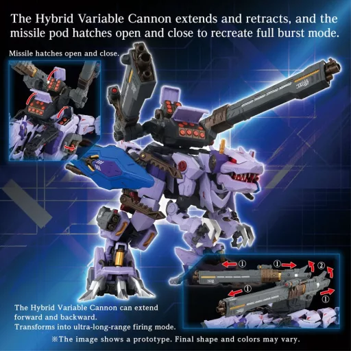 Zoids Model Kit Accesoory Set AM-Z01CP Berserk Fury Sturm & Jagd Unit