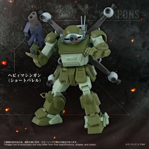 Armored Trooper Votoms Action Figure Toyrise AT-12 Scope Dog Round Mover