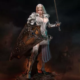   The Girl Under Wolf's Ward Action Figure 1/6 Alina (Silver) 30 cm