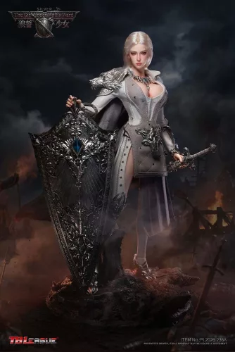 The Girl Under Wolf's Ward Action Figure 1/6 Alina (Silver) 30 cm