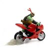 Teenage Mutant Ninja Turtles BST AXN Figura with Vehicle Raphael with Motorcycle (IDW Comics) 13 cm