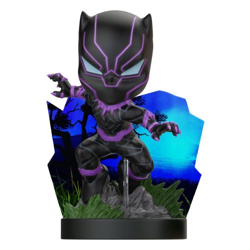 Marvel Superama Mini Dioráma Black Panther (Kinetic Energy) SDCC Exclusive 10 cm
