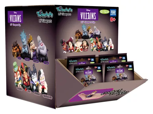 Disney Villains Twinchees Mini Figures Lil' Sleepers 5 cm Blind Pack Display (24)