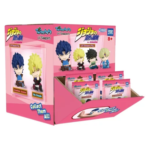 Jojo's Bizzare Adventure Twinchees Mini Figures Lil'Sleepers 5 cm Blind Pack Display (24)