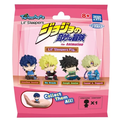 Jojo's Bizzare Adventure Twinchees Mini Figures Lil'Sleepers 5 cm Blind Pack Display (24)