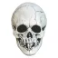 Mabry Monsters Mask Night Owl Skull White