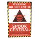 Ghostbusters Metal Sign Spook Central