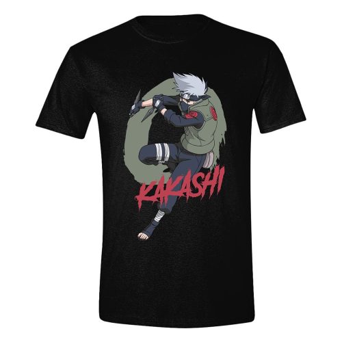 Naruto Shippuden T-Shirt Kakashi Fighting Size L