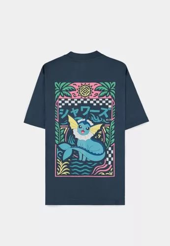 Pokémon T-Shirt Navy Vaporeon Size L