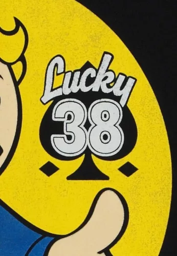 Fallout T-Shirt Lucky 38 Dice Size XL