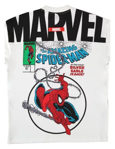 Marvel T-Shirt Spider Man Split Comic