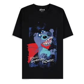Lilo & Stitch T-Shirt Superhero Black
