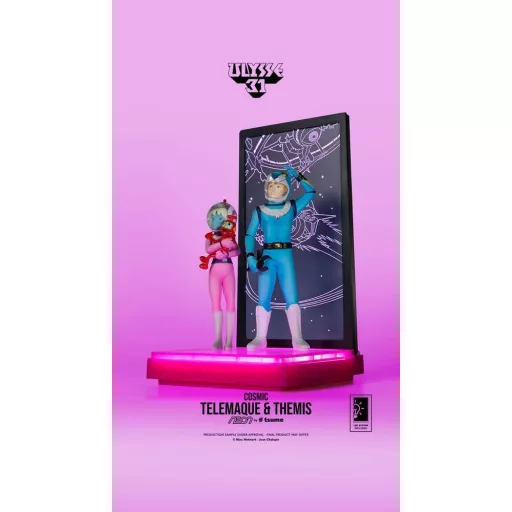 Ulysse 31 Neon Figure 1/9 Telemachus & Themis Cosmic Version 20 cm