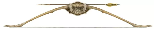 Lord of the Rings Replica 1/1 Legolas Lothlorien Bow with arrow 97 cm