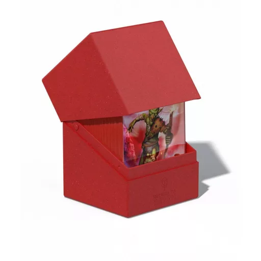 Ultimate Guard Return To Earth Boulder Deck Case 100+ Standard Size Red