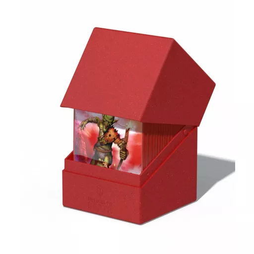 Ultimate Guard Return To Earth Boulder Deck Case 100+ Standard Size Red