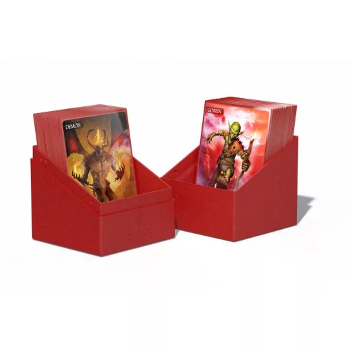 Ultimate Guard Return To Earth Boulder Deck Case 100+ Standard Size Red