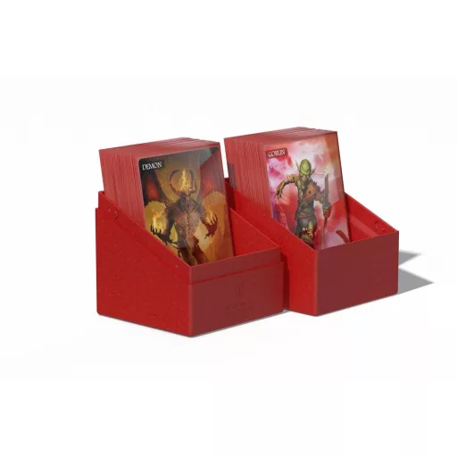 Ultimate Guard Return To Earth Boulder Deck Case 100+ Standard Size Red
