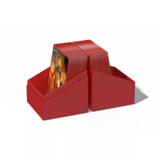 Ultimate Guard Return To Earth Boulder Deck Case 100+ Standard Size Red