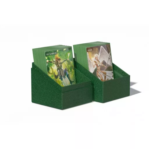 Ultimate Guard Return To Earth Boulder Deck Case 100+ Standard Size Green