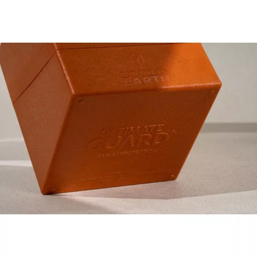 Ultimate Guard Return To Earth Boulder Deck Case 100+ Standard Size Orange