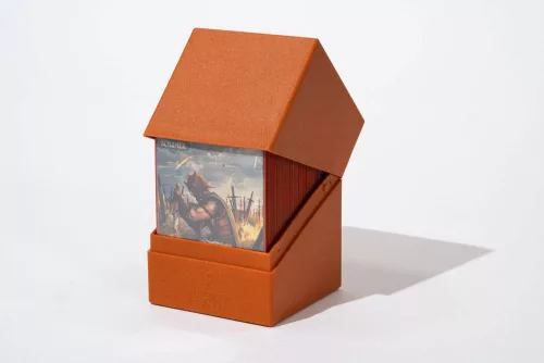 Ultimate Guard Return To Earth Boulder Deck Case 100+ Standard Size Orange