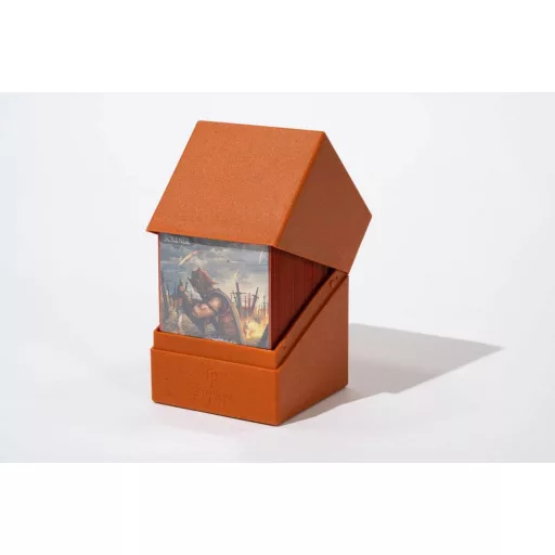 Ultimate Guard Return To Earth Boulder Deck Case 100+ Standard Size Orange