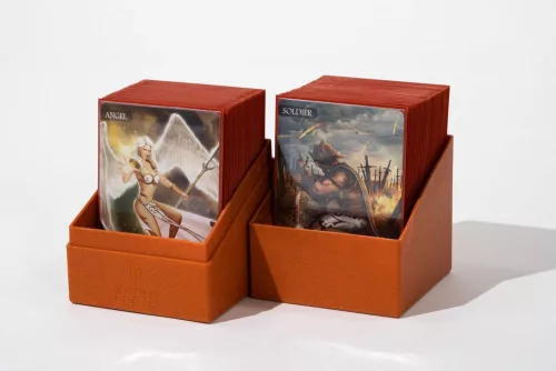 Ultimate Guard Return To Earth Boulder Deck Case 100+ Standard Size Orange