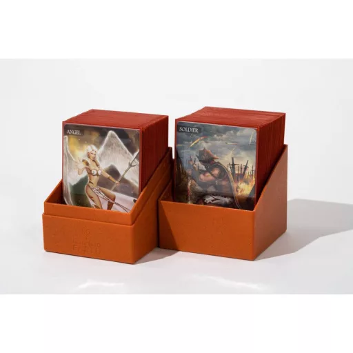 Ultimate Guard Return To Earth Boulder Deck Case 100+ Standard Size Orange