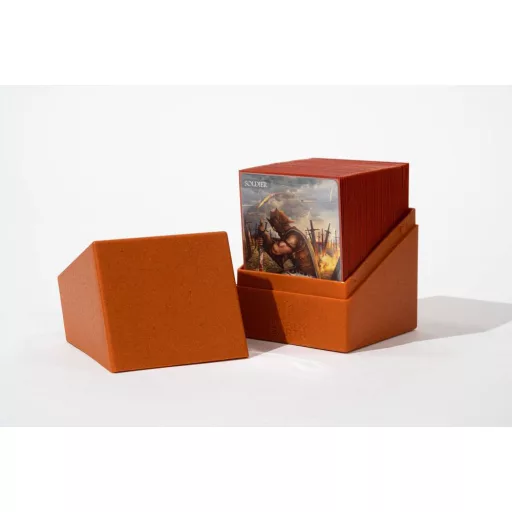 Ultimate Guard Return To Earth Boulder Deck Case 100+ Standard Size Orange