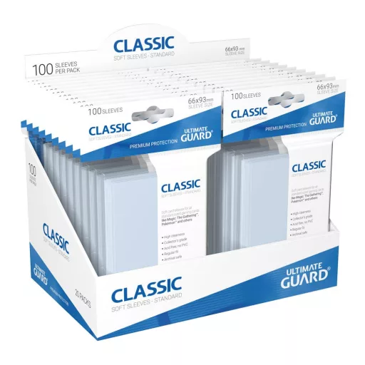 Ultimate Guard Classic Soft Sleeves Standard Size Transparent (100)
