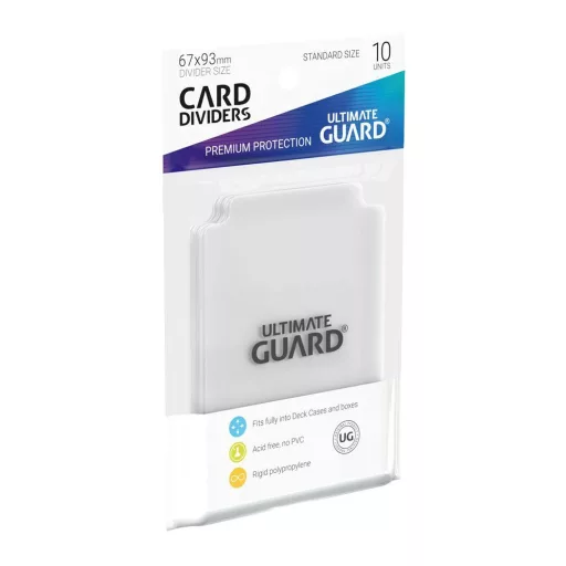Ultimate Guard Card Dividers Standard Size Transparent (10)