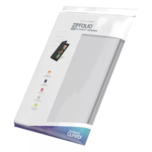 Ultimate Guard Zipfolio 360 - 18-Pocket XenoSkin White