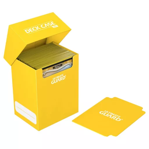 Ultimate Guard Deck Case 80+ Standard Size Yellow