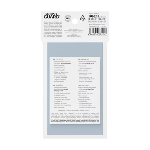 Ultimate Guard Premium Soft Sleeves for Tarot Cards (50)