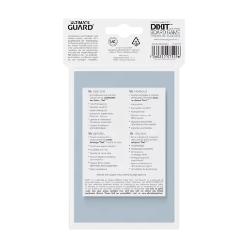 Ultimate Guard Premium Soft Sleeves for Board Game Cards Dixit™ (90)